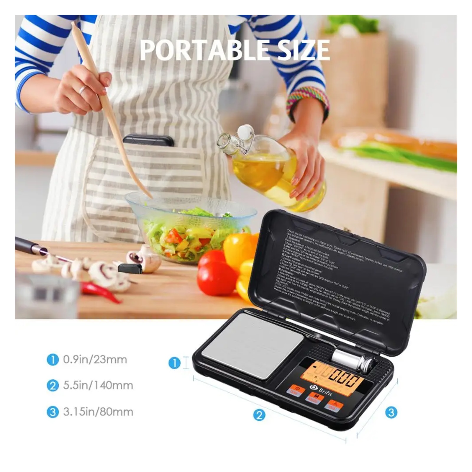 200g 0.01g Jewelry Mini Scales Stainless Steel Electronic Scale Digital Pocket Scale Gold Gram Balance Weight Scale Portable - High Precision