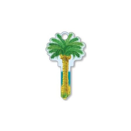 Palm Tree Kwikset KW1 House Key