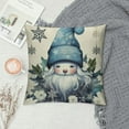 thumbnail image 2 of Nawypu  Hello Winter Warm Wishes Gnome Throw Pillow Cover Set of , Cardinal Let It Snow Blue Mitten Snowflakes Cushion Case, Bicycle Red Bird Snowman Farmhouse Home Decoration Pillowcase, 2 of 5