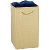 Household Essentials Flat-Folding Resin Wicker Hamper