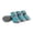 Sky Blue#0709, variant on All-Weather Dog Boots with Reflective Strips Non- Sole Waterproof Shoes for Outdoor Walking Hiking Protective Paw Wear for Various Terrains