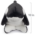 thumbnail image 4 of Peluche GUND Flynn Orca Whale de 25 cm en blanco y negro para más de 1 año, 4 of 8