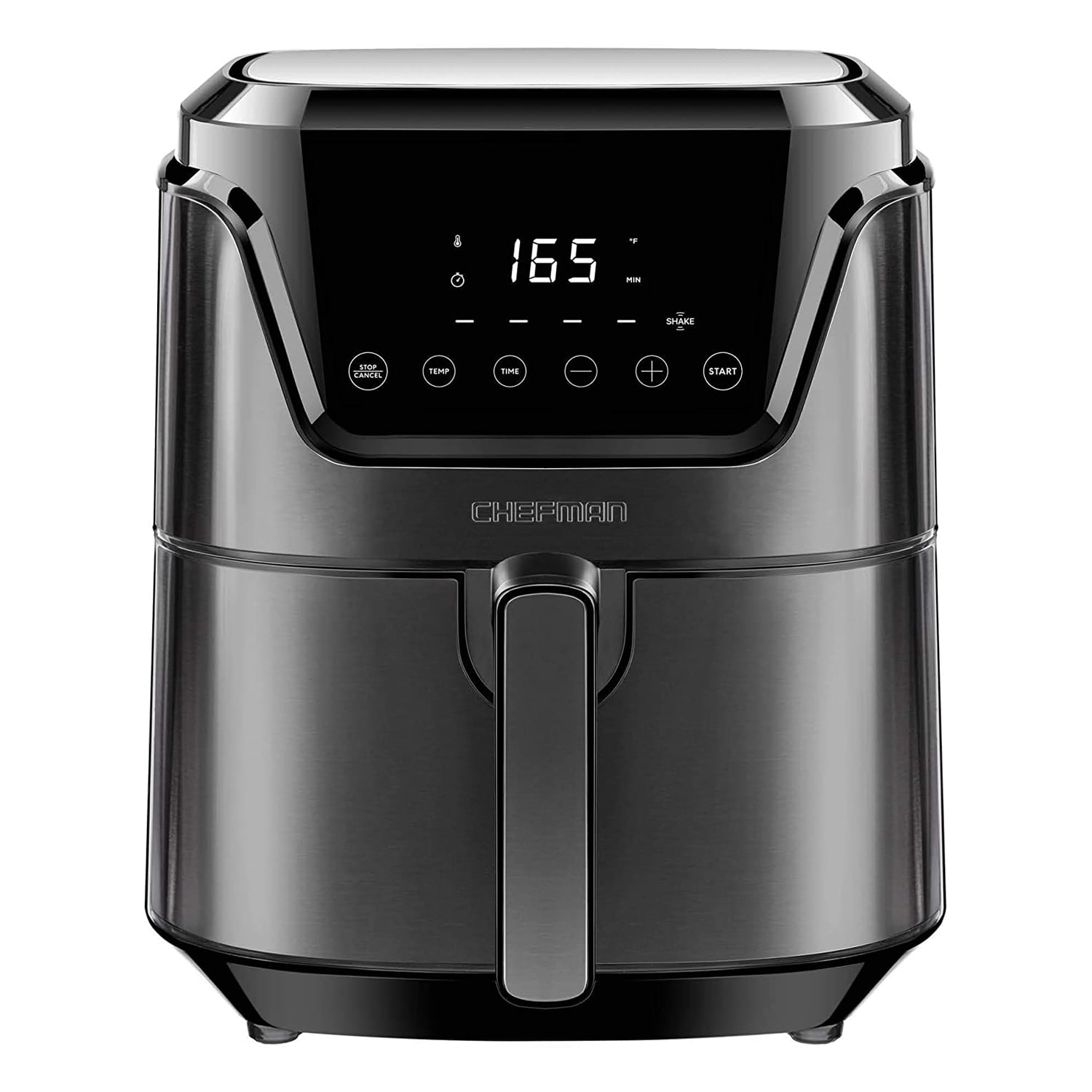 Chefman Digital 4.5 Quart Temperature Control Stainless Steel Square