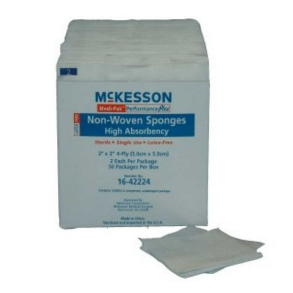 McKesson NonWoven Sponge Box of 100