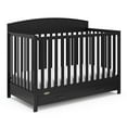 thumbnail image 3 of Graco Benton 5-in-1 Convertible Baby Crib with Drawer, Black, 3 of 11