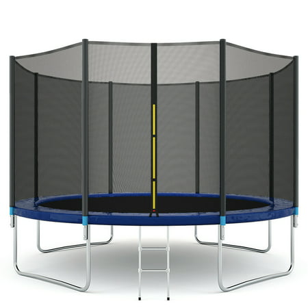 Gymax 14FT Trampoline Combo Bounce Jump Safety Enclosure
