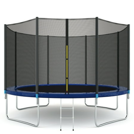 Gymax 14FT Trampoline Combo Bounce Jump Safety Enclosure