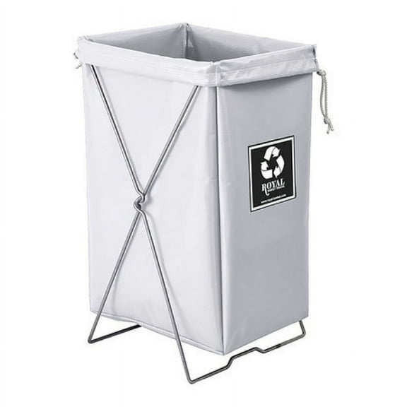 Royal Basket Trucks Steel/Vinyl Enviro Hamper Kit White G00-WWX-EBK