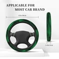 thumbnail image 5 of Easygdp Green Leave Fern Elastic Steering Wheel Cover, Auto Accessories, Fit Suvs, Vans,Cars, Trucks -15 inch, 5 of 8