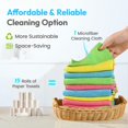 thumbnail image 6 of Microfiber Cleaning Cloth 220GSM, Pack of 10, Size:12" x 12", Ultra-Soft, High-Density Non-Abrasive Cleaning Towels for Cars, Glass, Kitchen, Reusable Rags,, 6 of 6