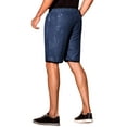 thumbnail image 3 of INSPIRE CHIC Men's Metallic Above Knee Clubwear Sparkly Sequins Shorts 28 Blue, 3 of 6