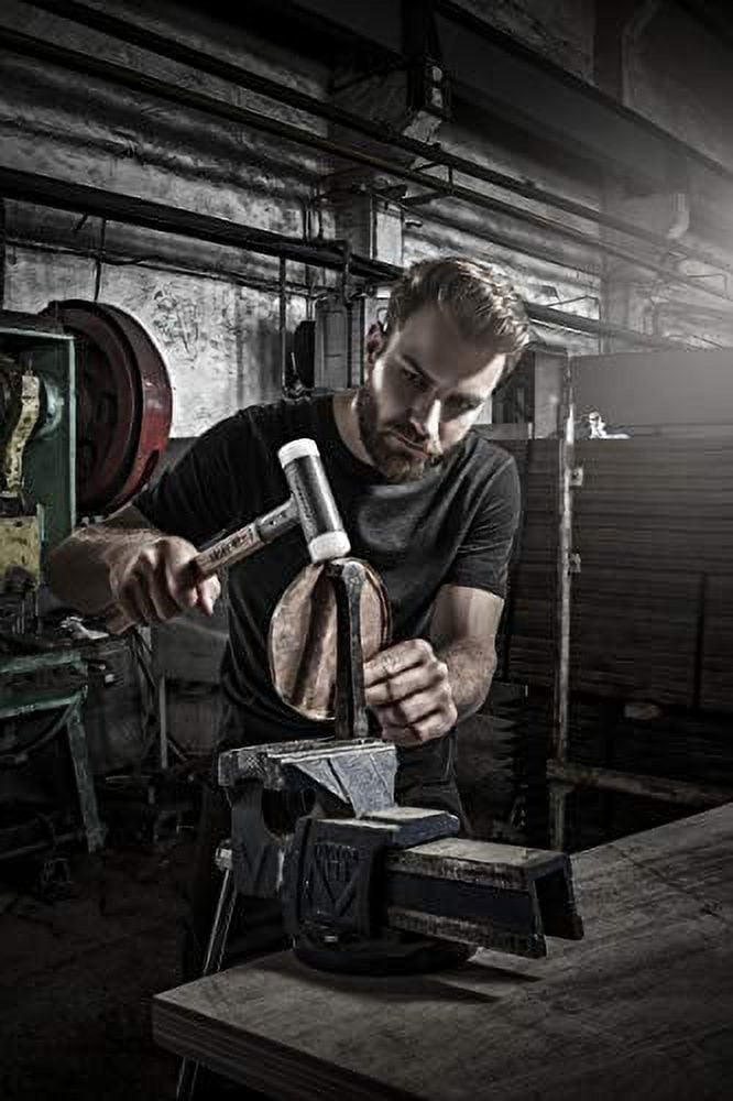 Halder Supercraft Dead Blow, Non-Rebounding Hammer With Nylon Face Inserts And Steel Housing, 1.97" / 40.57 Oz.