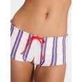 thumbnail image 4 of No Boundaries Striped Swim Bikini Bottoms, Women's XXS-XXL, 4 of 5