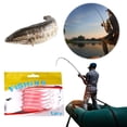 thumbnail image 2 of Cebo Pesca Artificial Señuelos Suaves 5 Uds 7cm Ojos 3D para Lucio, 2 of 9