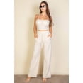 thumbnail image 3 of Capella Casual Bustier Cami Top & Straight Pants Set - Rosa Apparel, 3 of 11