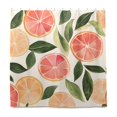 thumbnail image 2 of Yayeee Shower Curtain with Hooks 72"x72" Waterproof Fabric Bathroom Hanging Decor, Watercolor Grapefruit, 2 of 5