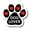Black- Dog lover, variant on Magnet Me Up My Dog and I Support Firefighters Magnet Decal, 5 Inches, Vinyl Automotive Magnet