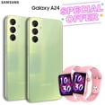 thumbnail image 1 of Combo 2 Samsung Galaxy A24 128GB/4GB Ram (Verdes)+ 2 Smartwaches (Rosas), 1 of 1