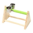 thumbnail image 2 of Soporte de comedero para pájaros Yuyangstore centro de juegos de actividades puesto de percha de pájaro, 2 of 8