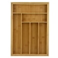 thumbnail image 2 of Heim Concept Expandable and Extendable 6 - 8 Slots in Drawer Organizer, Brown, 2 of 5