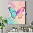 thumbnail image 4 of Pastel Butterfly Canvas Art Prints， Suitable for Living Room， Bedroom， Bathroom， Office and Nursery Decoration., 4 of 8