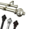 thumbnail image 2 of Selma 1" Double Curtain Rod-Color:Satin Nickel,Size:160-240", 2 of 2