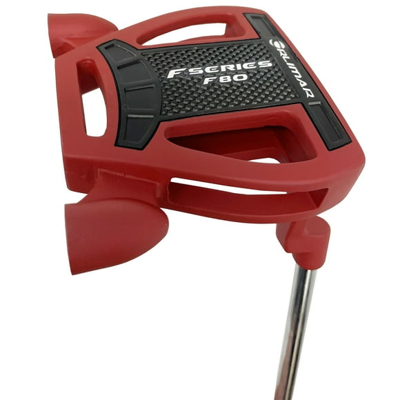 Orlimar Golf Clubs Red F80 Plumbers Neck Mallet Style Putter, 35"