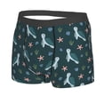 thumbnail image 2 of Wukai Cute Turtle Print Men’s Underwear Breathable Boxer Briefs,&nbsp;Moisture Wicking & Breathable-Small, 2 of 7