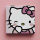 thumbnail image 2 of Hello Kitty belleza kawayi chica espejo hutao doble cara portátil plegable maquillaje mini espejo de bolsillo, 2 of 4