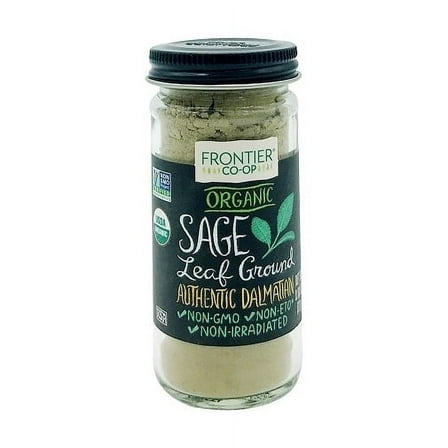 Frontier Herb Organic Ground Sage Leaf, 0.8 Oz