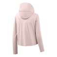 thumbnail image 4 of SYMOID Womens UPF 50+ Sun Protection Hoodie Jacket Lightweight Full Zip Long Sleeve with Thumbholes Pink,Size XL, 4 of 9