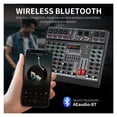 thumbnail image 2 of Professional 6 Channel Audio Mixer With 99 DSP Effects,7-band EQ,48V Phantom Power,USB Interface Recording For Sta ,Easy to Operate, 2 of 6
