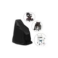 thumbnail image 3 of Funda protectora para silla de ruedas eléctrica, funda de almacenamiento impermeable para silla de ruedas manual, funda impermeable para lluvia y polvo para exteriores 100x75x100cm (negro), 3 of 4