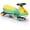 Green, variant on 12V Electric Wiggle Car, 2 in 1 Swing Car with Pedal, Anti-Rollover, Max Load 130Lbs, Flashing Wheels, Music, Rechargeable Battery Ride on Toy Indoor Outdoor, Light-Pink