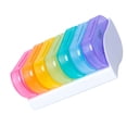 thumbnail image 3 of 7 Day Weekly Style Morning Night Pill Holder Weekly Holder Storage Organizer Plastic Container Case Portable Travel Pill Box, 3 of 9