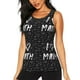 thumbnail image 1 of Balery I love Math Camiseta sin mangas estampada ligera para mujer, tops de entrenamiento sin mangas, camisetas de yoga transpirables de secado rápido.-Medium, 1 of 7