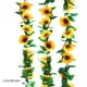 thumbnail image 5 of Guirnalda decorativa de girasoles 3 piezas | Flores amarillas artificiales de 2.3 m (7.6 pies) | Decoración colgante para interiores y exteriores | Para puerta principal, patio, porche, pared, 5 of 9
