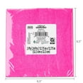 thumbnail image 6 of 6.5" x 6.5" Disposable Neon Pink Paper Napkins, 24 Count, by Way To Celebrate, 6 of 6
