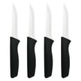 thumbnail image 1 of Mainstays Stainless Steel Kitchen Steak Knives Set of 4 Black, 1 of 11