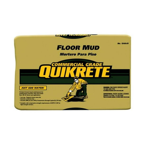 Quikrete Floor Mud Gray Underlayment Mortar Mix Case Of 1 Walmart