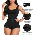 thumbnail image 3 of Women's Shapewear Tummy Control Zip Open Front Bodysuit, 3 of 4