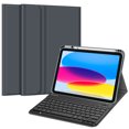 thumbnail image 1 of Fintie Keyboard Case for iPad 10th Generation 10.9 Inch Tablet (2022 Release) with Pencil Holder, Space Gray, 1 of 9