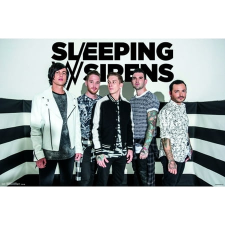 Sleeping With Sirens - Stripes Poster Poster