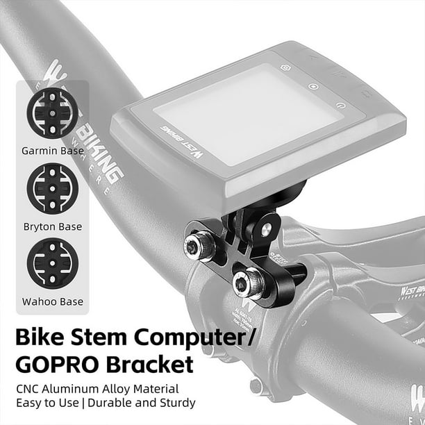 Soporte para computadora de bicicleta con ángulo ajustable y