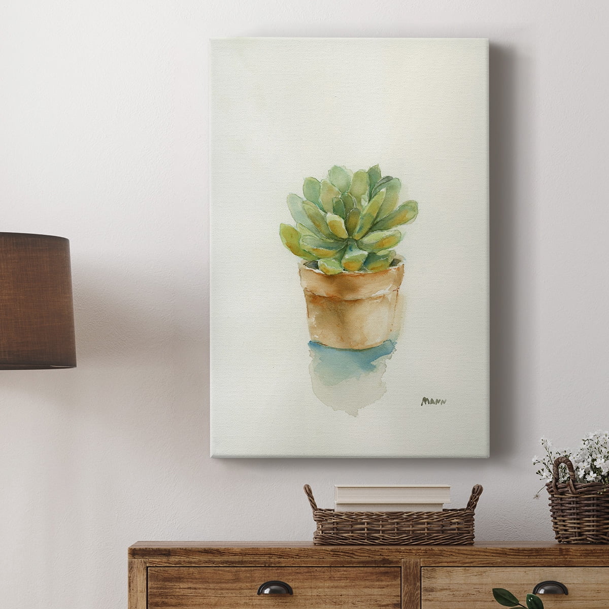 Succulent II Premium Gallery Wrapped Canvas - Ready to Hang