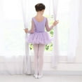 thumbnail image 3 of Long Sleeve Glitter Dance Ballet Tutu Leotard Ballerina Outfit for Girls, 3 of 5