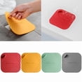 thumbnail image 2 of Square Silicone Drain Stopper Bathroom Floor Drain Cover Universal Cover, 2 of 19