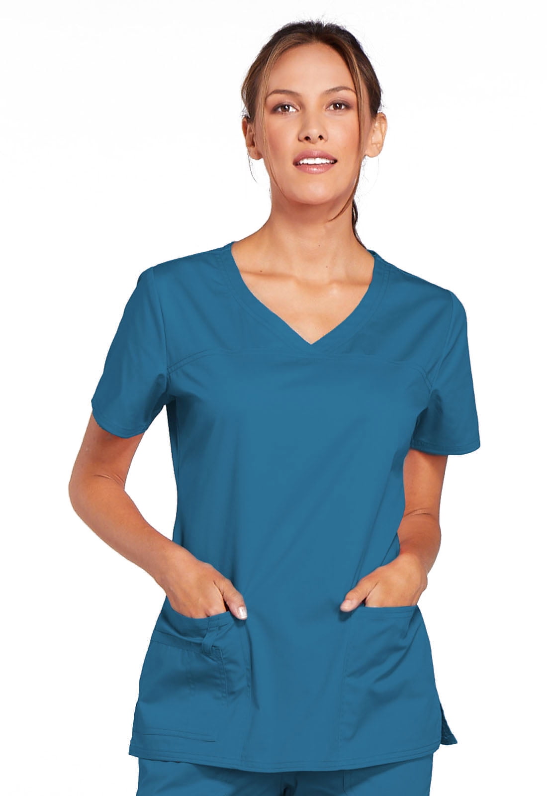 Cherokee Workwear Core Stretch Women's Scrubs Top VNeck 4727