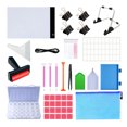 thumbnail image 1 of Yeacher 60 Pieces 5D Diamond Jewel Paint Accessories DIY Art Tools Kit with A4 LED, 1 of 6