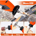 thumbnail image 3 of Electric Chainsaw Sharpener Kit with Diamond Bits - High-Yardmaris Speed Chain Saw Sharpener Tool and 3 High Hardness Sharpening Wheels, Angle Attachment & 2 Wrenches for All Chainsaw Chains, 3 of 8